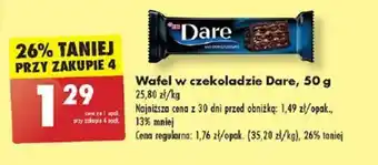 Biedronka Wafel w czekoladzie Dare, 50 g oferta