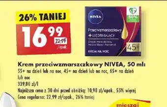 Biedronka Krem przeciwzmarszczkowy NIVEA, 50 ml oferta