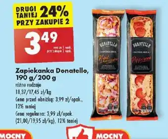 Biedronka Zapiekanka Donatello, 190 g/200 g oferta