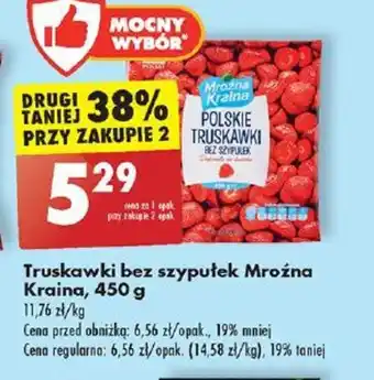 Biedronka Truskawki bez szypułek Mroźna Kraina, 450 g oferta
