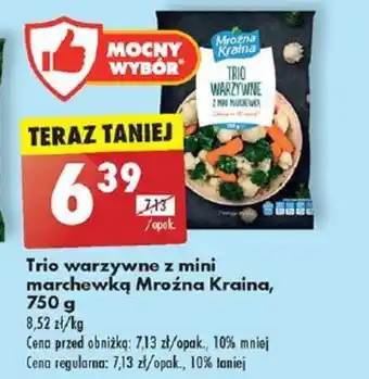 Trio warzywne z mini marchewką Mroźna Kraina 750g