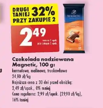 Czekolada nadziewana Magnetic, 100 g