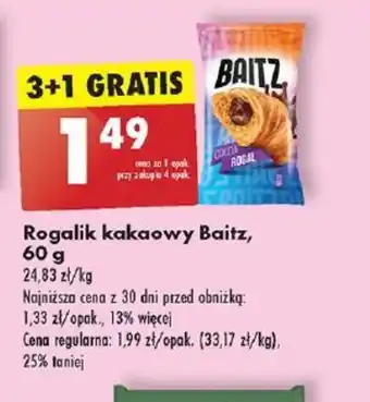 Biedronka Rogalik kakaowy Baitz, 60 g oferta