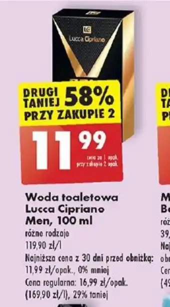 Biedronka Woda toaletowa Lucca Cipriano Men, 100 ml oferta