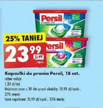 Biedronka Kapsułki do prania Persil, 18 szt. różne rodzie oferta