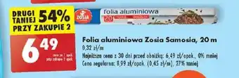 Biedronka Folia Folia aluminiowa Zosia Samosia, 20 m oferta
