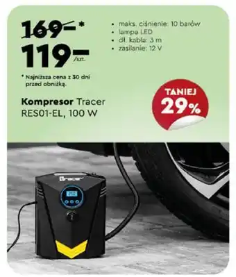 Biedronka Kompresor Tracer RES01-EL 100W oferta