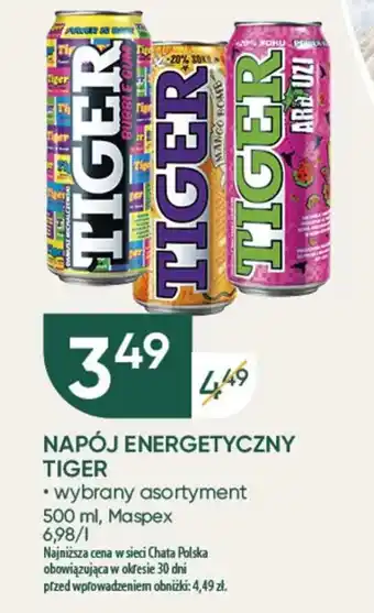 Chata Polska NAPÓJ ENERGETYCZNY TIGER Maspex 500 ml oferta