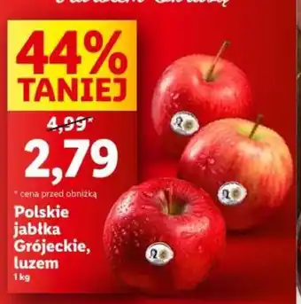 Lidl Polskie jabłka Grójeckie 1kg oferta