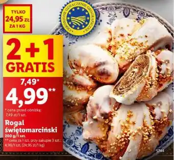 Lidl Rogal świętomarciński 200g oferta