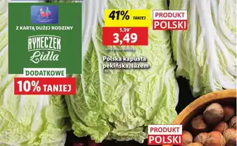 Lidl Polska kapusta pekińska 1kg oferta
