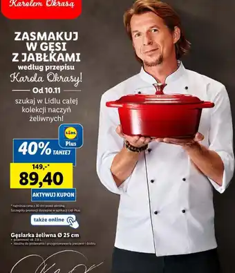 Lidl Gęsiarka żeliwna Ø 25 cm oferta