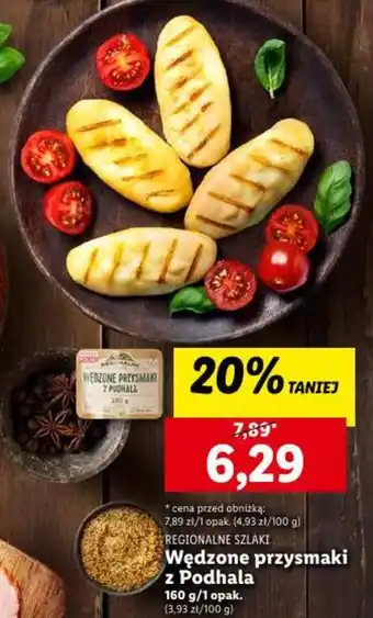 Lidl REGIONALNE SZLAKI Wędzone przysmaki z Podhala 160g oferta