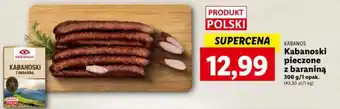 Lidl KABANOS Kabanoski pieczone z baraniną 300 g oferta
