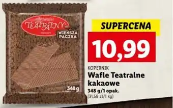 Lidl KOPERNIK Wafle Teatralne kakaowe 348 g oferta