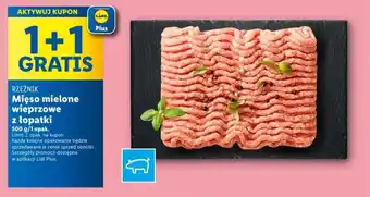 Lidl RZEŹNIK Mięso mielone wieprzowe z łopatki 500 g oferta