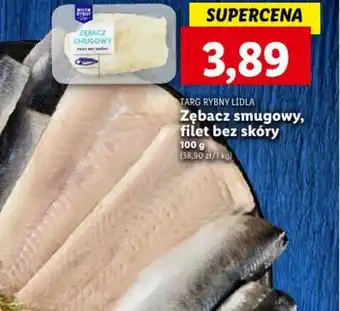 Lidl TARG RYBNY LIDLA Zębacz smugowy, filet bez skóry 100g oferta