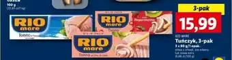 Lidl RIO MARE Tuńczyk, 3-pak 3x80g oferta