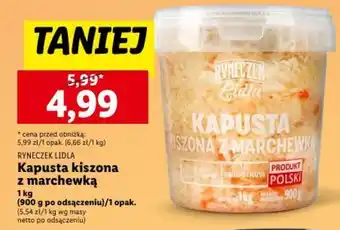 Lidl RYNECZEK LIDLA Kapusta kiszona 1kg oferta