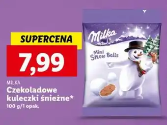 Lidl MILKA Czekoladowe kuleczki śnieżne 100 g oferta