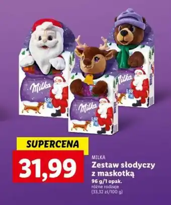 Lidl MILKA Zestaw słodyczy z maskotką 96 g oferta
