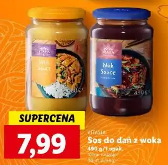 Lidl VITASIA Sos do dań z woka 490g oferta