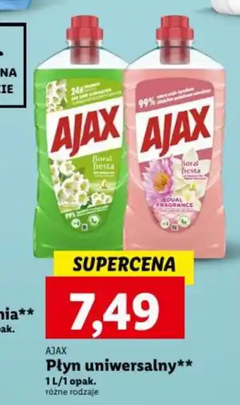 Lidl AJAX Płyn uniwersalny 1L oferta