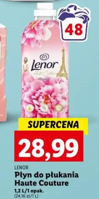 Lidl LENOR Płyn do płukania Haute Couture 1,2 L oferta