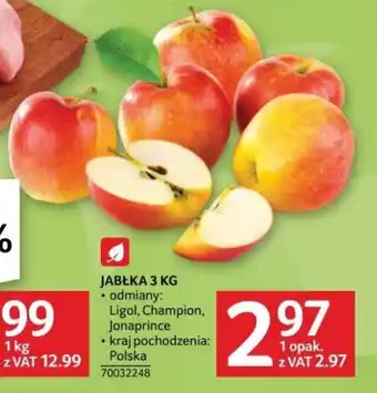 Selgros JABŁKA 3 KG oferta