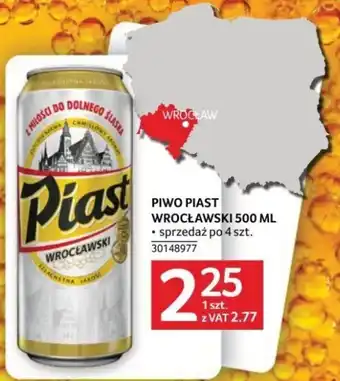 Selgros PIWO PIAST WROCŁAWSKI 500 ML oferta