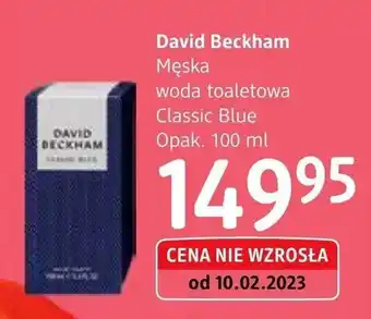 dm drogerie markt David Beckham Męska woda toaletowa Classic Blue Opak. 100 ml oferta