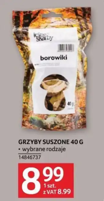 Selgros LEŚNE SKARBY GRZYBY SUSZONE 40 G oferta