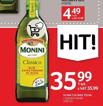 Selgros MONINI OLIWA Z OLIWEK 750 ML oferta