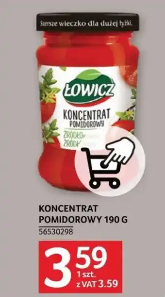 Selgros ŁOWICZ KONCENTRAT POMIDOROWY 190 G oferta
