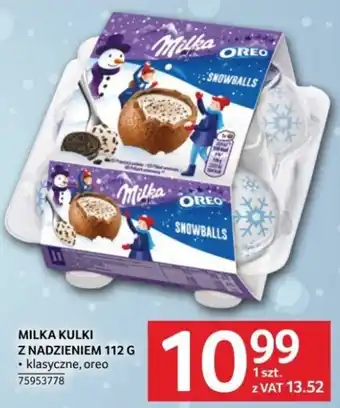 Selgros MILKA KULKI Z NADZIENIEM 112 G oferta