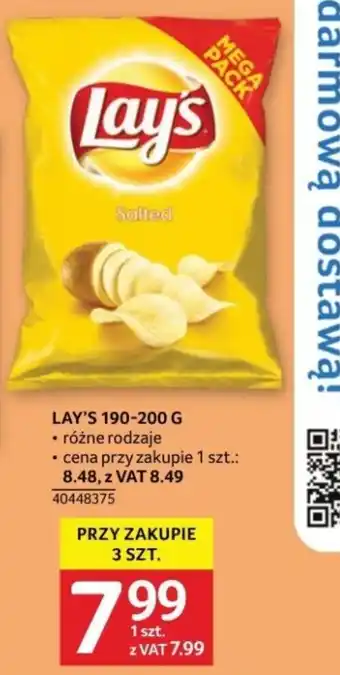 Selgros LAY'S 190-200 G oferta