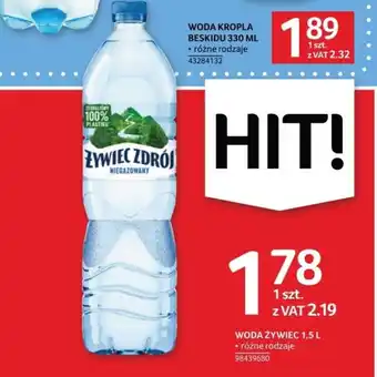 Selgros WODA ŻYWIEC 1,5 L oferta