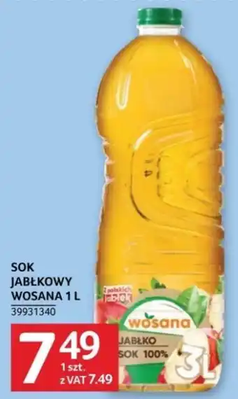 Selgros SOK JABŁKOWY WOSANA 1 L oferta