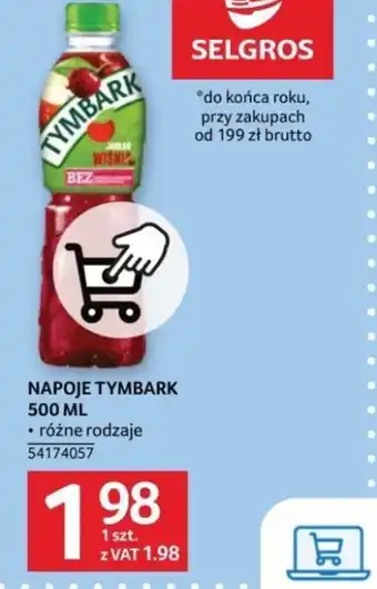 Selgros NAPOJE TYMBARK 500 ML oferta