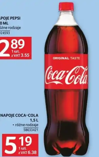 Selgros NAPOJE COCA-COLA 1,5 L oferta