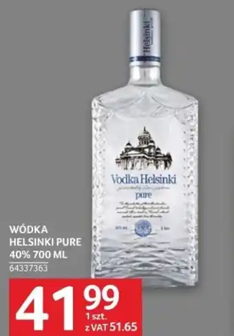 Selgros WÓDKA HELSINKI PURE 40% 700 ML oferta