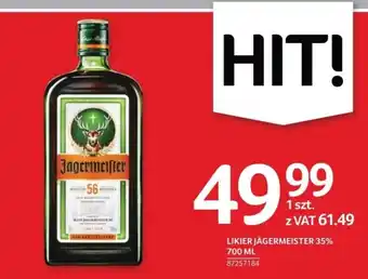 Selgros LIKIER JÄGERMEISTER 35% 700 ML oferta