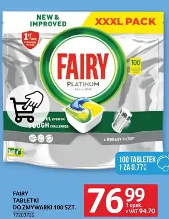 Selgros FAIRY TABLETKI DO ZMYWARKI 100 SZT. oferta