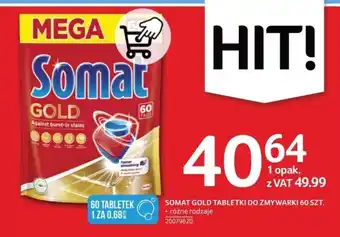 Selgros SOMAT GOLD TABLETKI DO ZMYWARKI 60 SZT. oferta