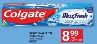Selgros COLGATE MAX FRESH PASTA 125 ML oferta