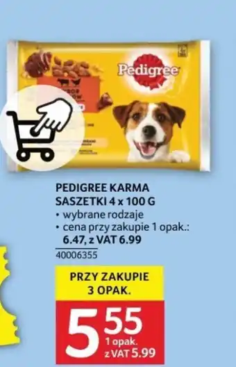 Selgros PEDIGREE KARMA SASZETKI 4 x 100 G oferta