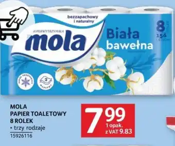 Selgros MOLA PAPIER TOALETOWY 8 ROLEK oferta