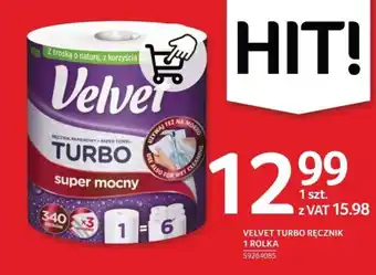 Selgros VELVET TURBO RĘCZNIK 1 ROLKA oferta