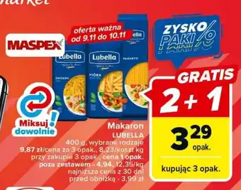 Carrefour Makaron LUBELLA 400g oferta