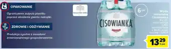 Carrefour WODA MINERA CISOWIANKA 6 x 1,5l oferta